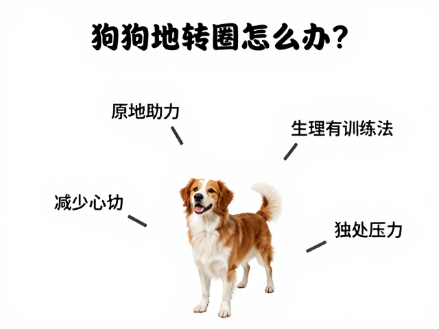 狗狗原地转圈怎么办？伴侣动物训练法，减少独处压力