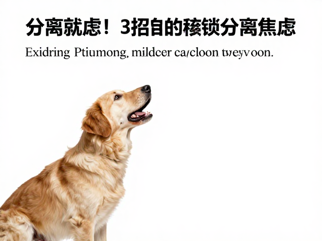狗狗吠叫主人离开就停？3招让情绪更快恢复，告别分离焦虑