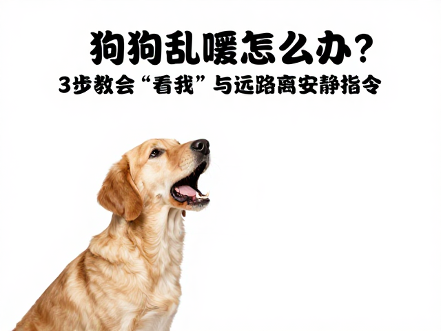 狗狗乱叫怎么办？3步教会&ldquo;看我&rdquo;与远距离安静指令，告别吠叫