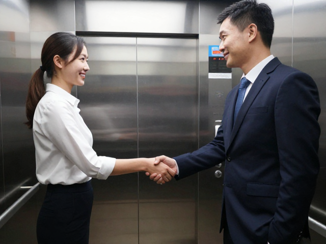 电梯楼道礼貌握手互动,基础口令训练指南