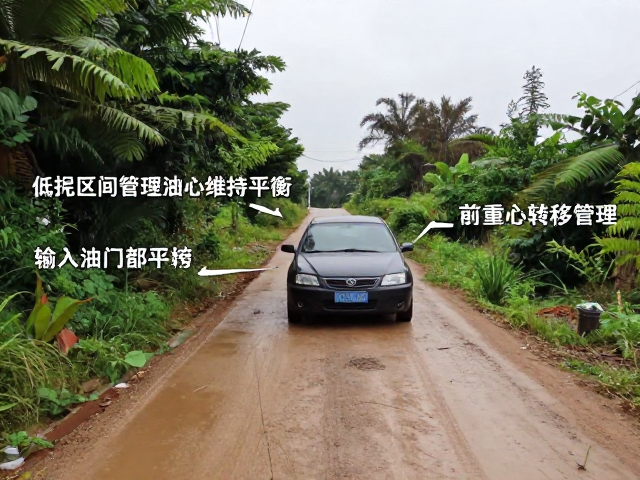 湿滑土路控车技巧,低扭区间管理与油门维持平衡详解