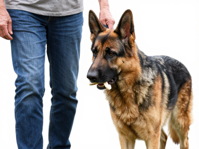 德国牧羊犬陪伴老人生活，衔取指定物品显贴心