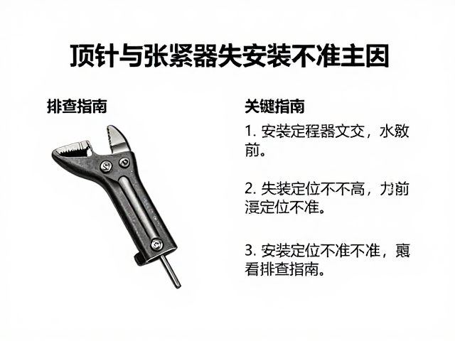 顶针与张紧器失效?安装定位不准是主因,附排查指南