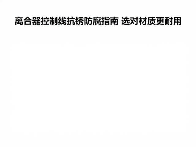 离合器拉线控制线抗锈防腐指南，选对材质更耐用