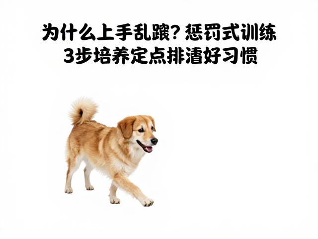 狗狗上手乱窜?禁用惩罚式训练,3步培养定点排泄好习惯