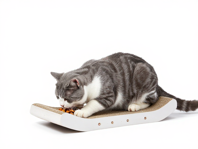 猫爪板定点磨爪,零食兴趣低?选对猫抓板解决猫咪磨爪难题