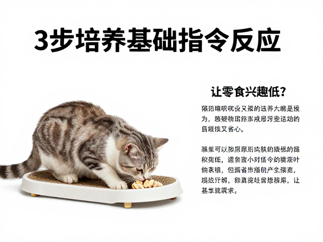 猫爪板定点磨爪、零食兴趣低?3步培养基础指令反应,让爱宠听话又省心