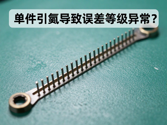电子元件引脚氧化导致误差等级异常?排查与修复指南