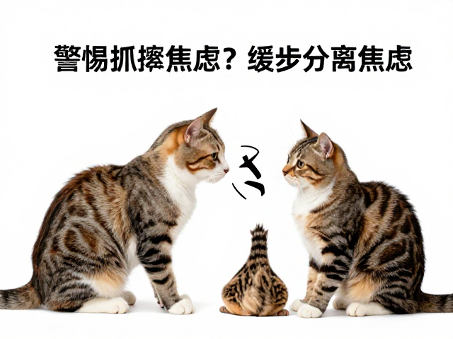 猫咪频繁抓挠互动多？警惕分离焦虑，3步缓解焦虑症