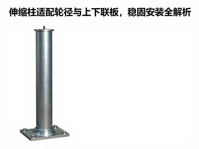 伸缩柱适配轮径与上下联板选型指南,稳固安装全解析