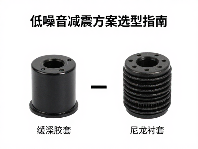 缓冲胶套与尼龙衬套对比,低噪音减震方案选型指南