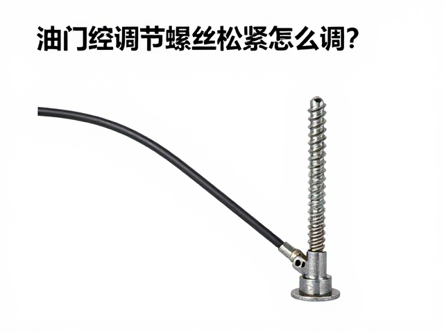 油门拉线控制线调节螺丝松紧怎么调?图解教程与故障排查指南