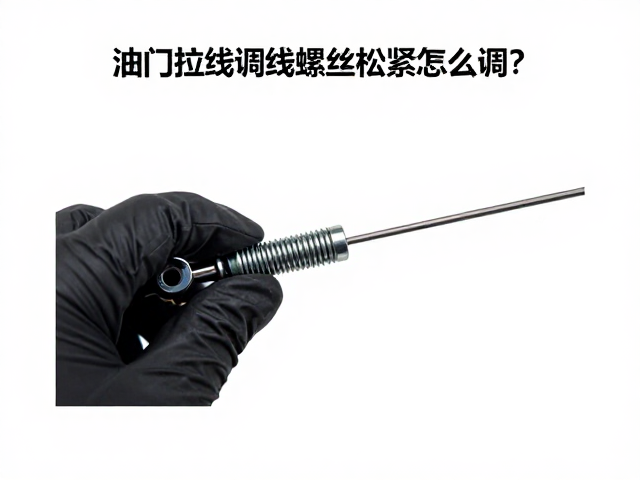 油门拉线控制线调节螺丝松紧怎么调?图解教程与故障排查指南