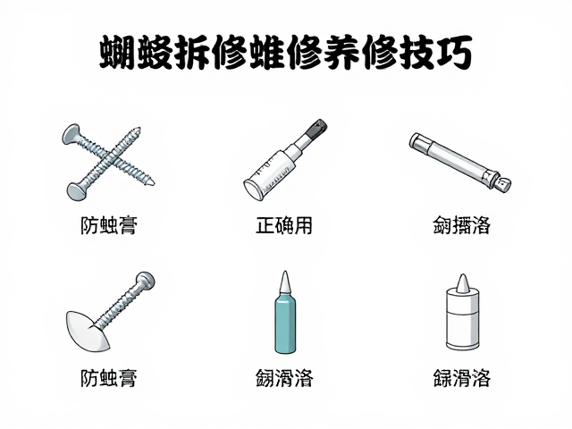 螺丝拆装维修指南，防蚀膏与润滑脂的正确选用与保养技巧