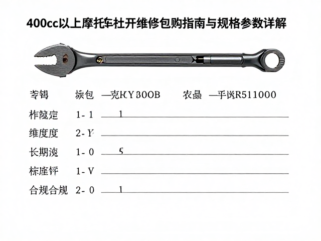 400cc以上摩托车扭矩扳手维修包选购指南与规格参数详解