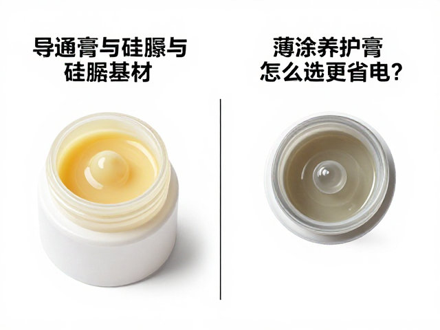 导通膏与硅脂基材区别?薄涂养护膏怎么选更省电?