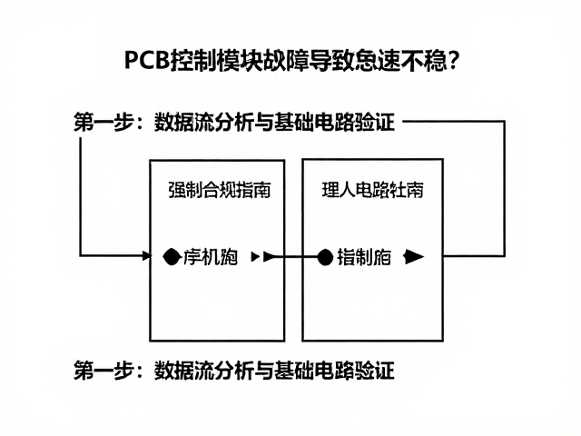 PCB控制模块故障导致怠速不稳?3步排查与修复指南