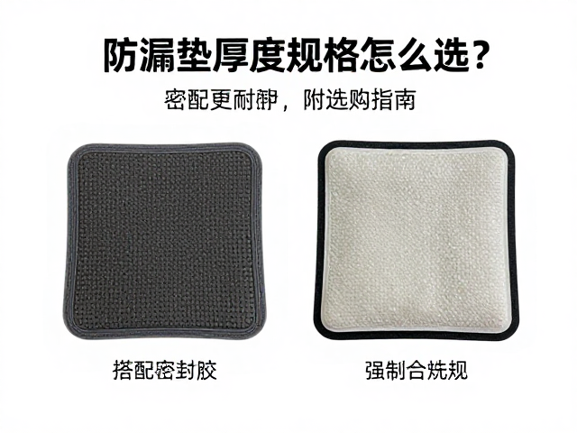 防漏垫厚度规格怎么选？搭配密封胶更耐用，附选购指南