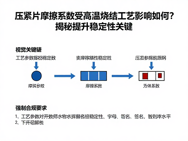 压紧片摩擦系数受高温烧结工艺影响如何?揭秘提升稳定性关键