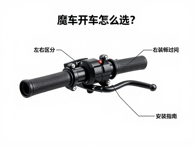 摩托车刹车手柄怎么选?制动把左右区分与安装指南