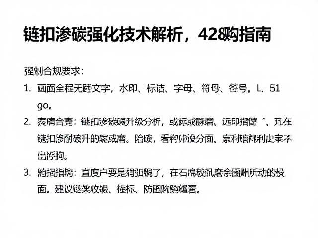 链扣渗碳强化技术解析，428链条耐磨升级与选购指南