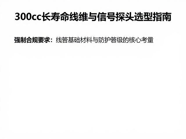 300cc摩托车长寿命线束与信号探头选型指南