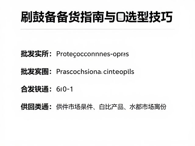 刹鼓组件批发，刹车系统配件门店备货指南与选型技巧