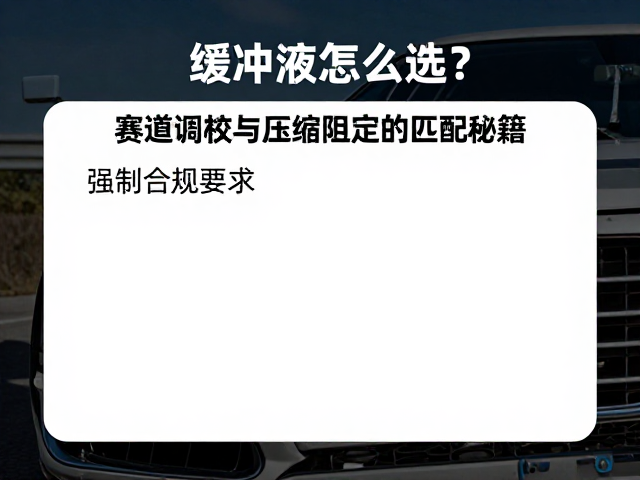 缓冲液怎么选？赛道调校与压缩阻尼的匹配秘籍
