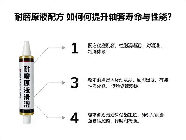 耐磨原液配方,管装润滑脂如何提升轴套寿命与性能?