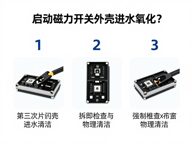 启动磁力开关外壳进水氧化?3步快速排查与修复指南