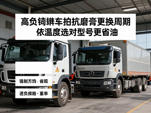 高负载车辆缩短抗磨膏更换周期，依温度选对型号更省油