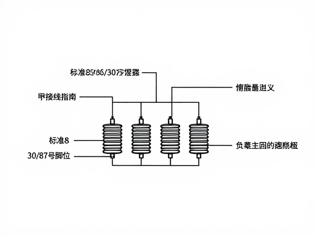 继电器线圈电压怎么选?标准85/86/30/87脚位定义与接线指南