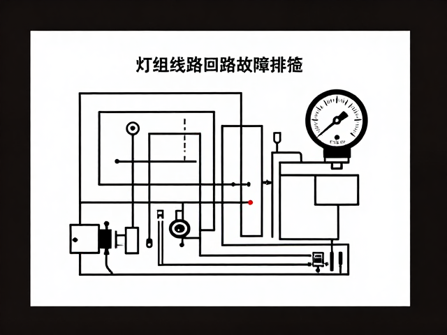 灯组线路回路故障排查,仪表盘区域接线与诊断指南
