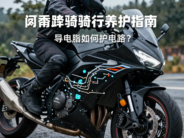 跨骑摩托车雨季骑行养护指南，导电脂如何保护电路？