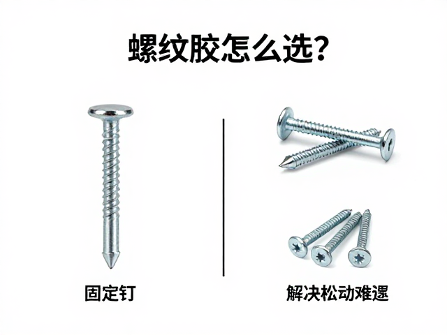 螺纹胶怎么选?固定钉与维修替换件搭配指南,解决松动难题
