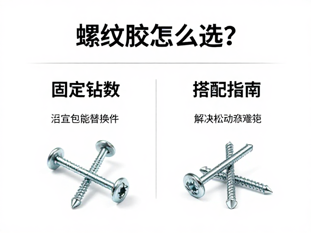 螺纹胶怎么选?固定钉与维修替换件搭配指南,解决松动难题