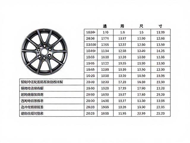 钢制冲压轮辋孔距规格详解,选购避坑指南与通用尺寸对照表