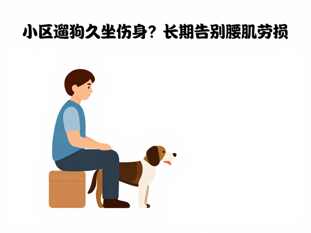 久坐遛狗的隐形陷阱与姿势误区