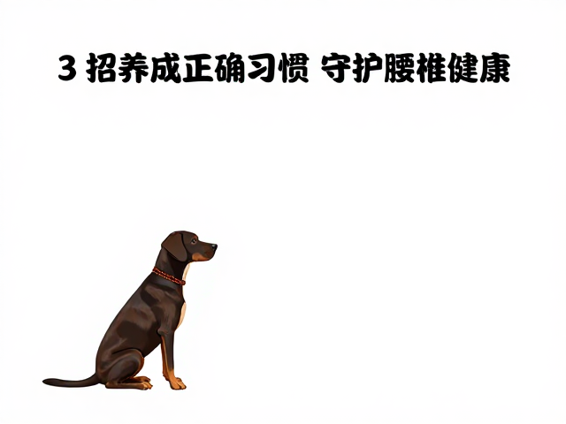 优化遛狗时的站姿与重心