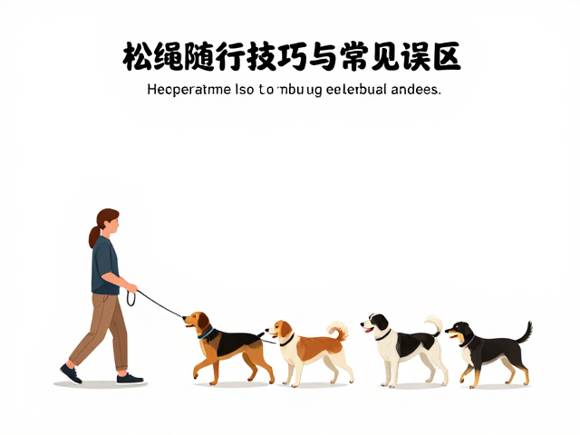 松绳随行技巧,让宠物回到身侧,不同犬种学习速度大不同