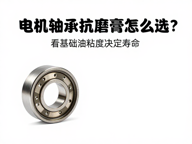 电机轴承抗磨膏怎么选？看基础油粘度决定寿命