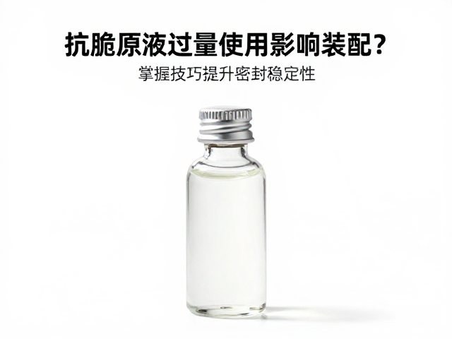 抗脆原液过量使用影响装配?掌握技巧提升密封稳定性