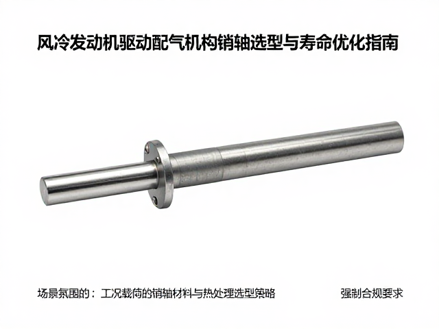 风冷发动机驱动配气机构销轴选型与寿命优化指南