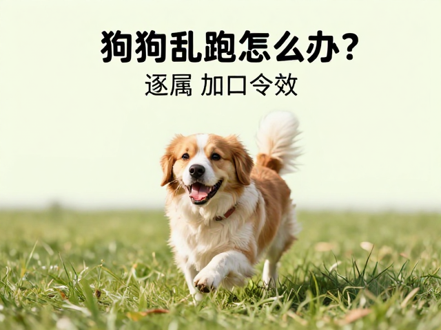 狗狗乱跑怎么办？名字加口令，追逐游戏，近距离唤回超有效