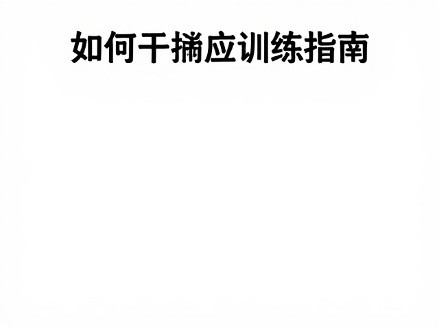室内轻微干扰下的注意力筛选训练