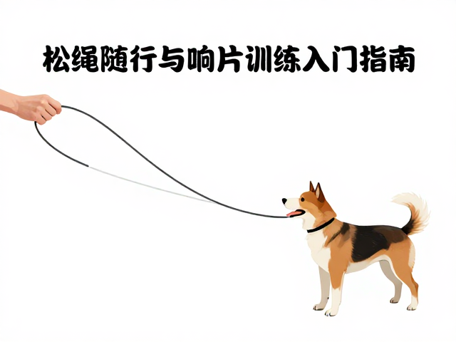新手养宠家庭必看，松绳随行与响片训练入门指南