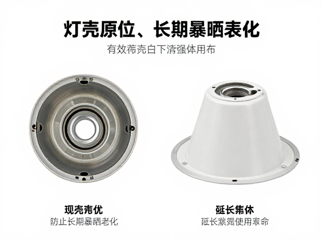 灯壳原位替换方案，有效防止长期暴晒老化，延长使用寿命