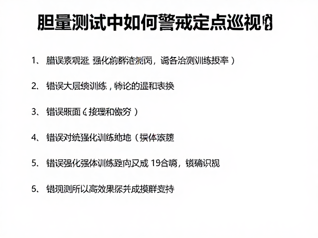 错误强化训练的具体表现与识别