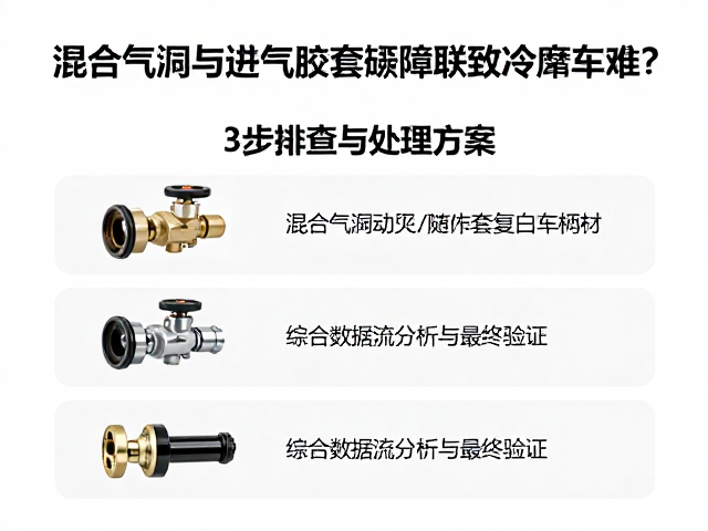 混合气阀与进气胶套故障导致冷启动难?3步排查与处理方案