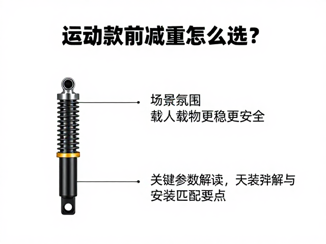 运动款前减震器怎么选?载人载物更稳更安全